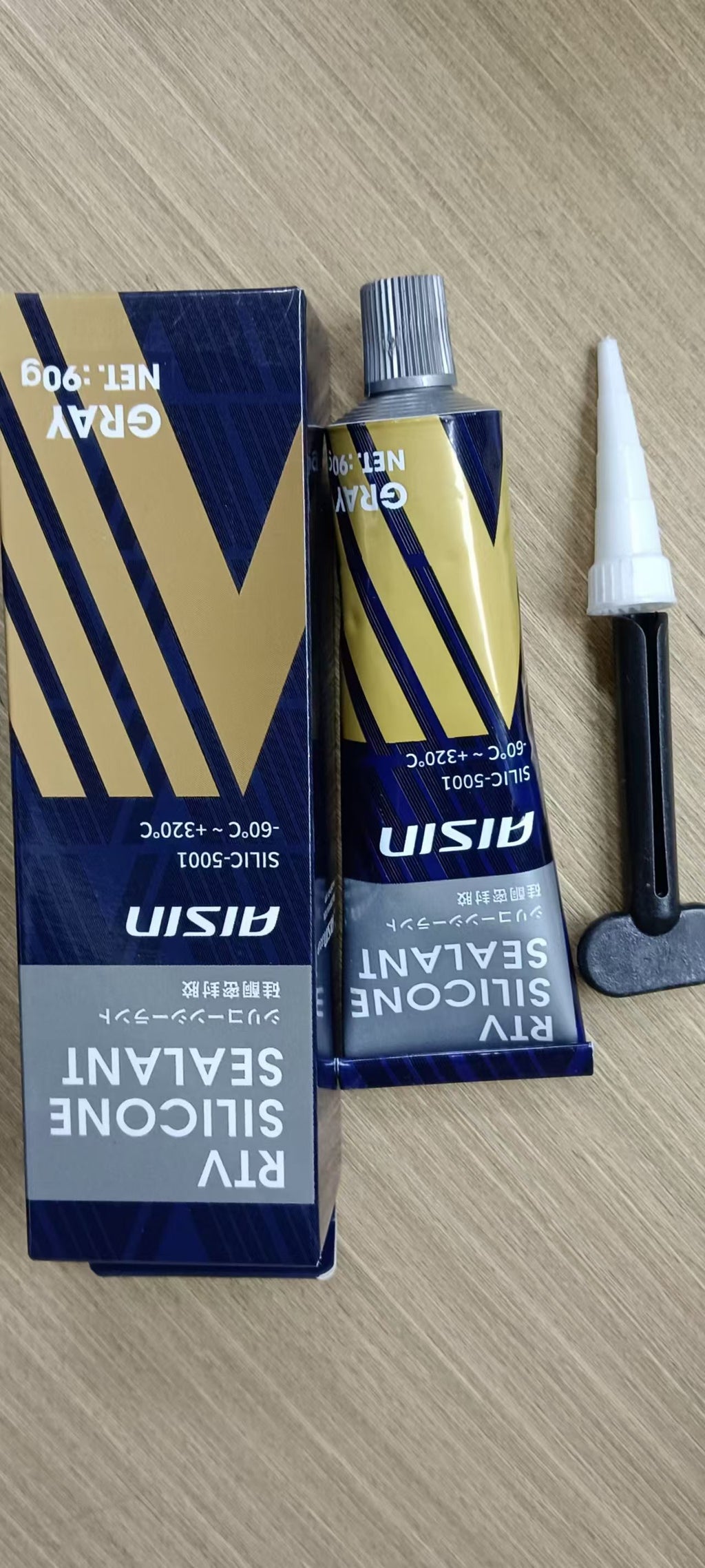 Genuine AISIN SILIC-5001 Gray RTV Silicone Sealant Gasket Maker - 90g